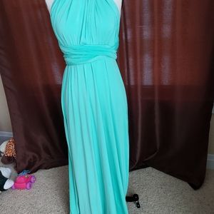 Infinity / twist wrap dress